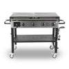 Pit Boss 4 Burner Portable Griddle Deluxe with Foldable Side Shelf Lightweight