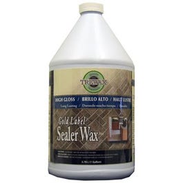 Gold Label Floor Sealer Wax, Gloss Finish, 128-oz.