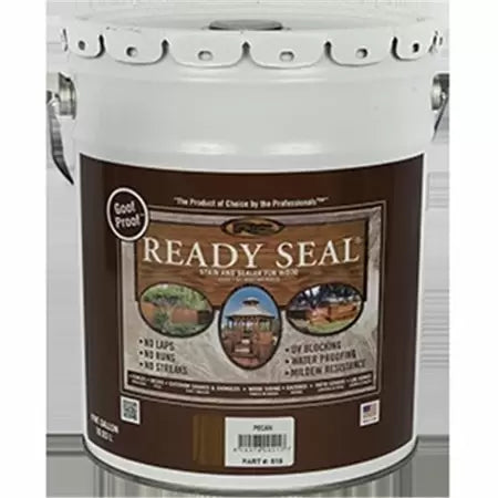 Ready Seal Exterior Wood Stain and Sealer - Pecan , 5 Gallon