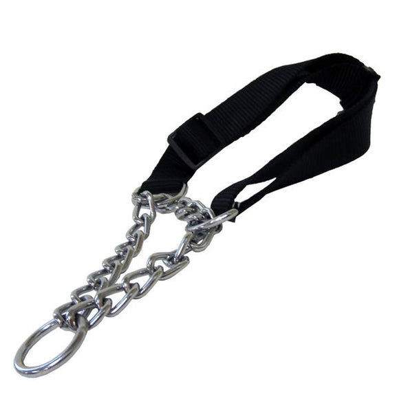 Boss Petedge Digger's 1in Black Adjustable Martingale