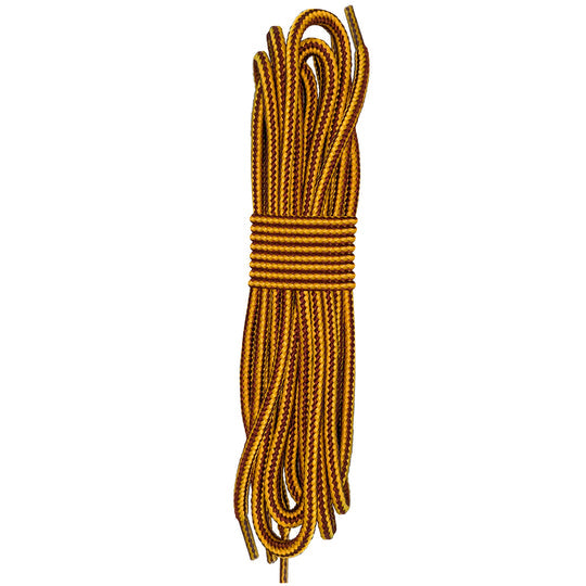 Jobsite & Manakey Group Braided Laces Yellow / Brown 45 in. (45 in., Yellow / Brown)