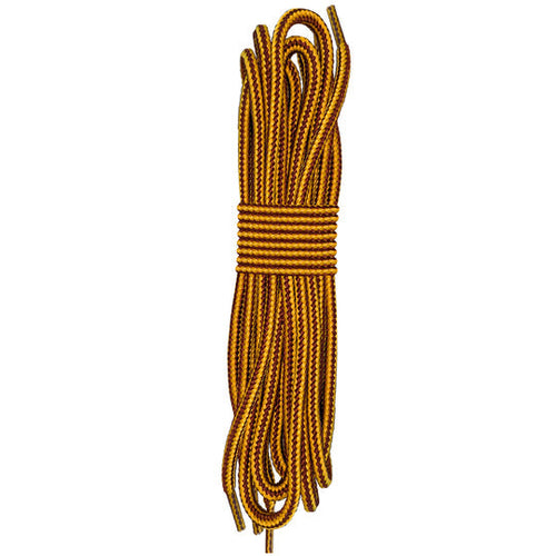 Jobsite & Manakey Group Braided Laces Yellow / Brown 60 in. (60 in., Yellow / Brown)