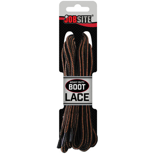 Jobsite & Manakey Group Braided Laces Black / Brown 45 in. (45 in., Black / Brown)