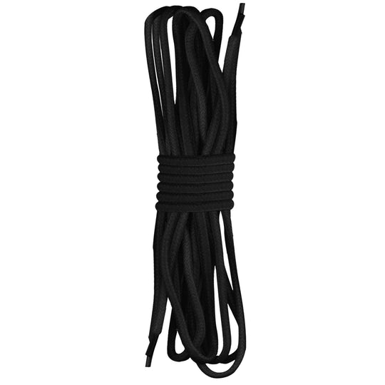 Jobsite & Manakey Group Waxed Laces Black 45 in. (45 in., Black)