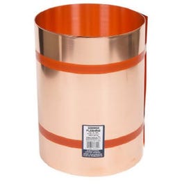 Copper Flashing, 14-In. x 10-Ft., 16-oz.