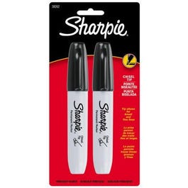2-Pack Sharpie Black Chisel-Tip Permanent Markers