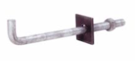Grip-Rite 1/2 in. x 12 in. Anchor Bolts With Nut & Washer