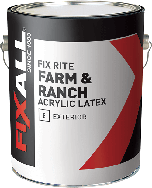 FixAll Fix Rite Farm & Ranch Exterior Latex Paint Barn Red - 5 Gallon (5 Gallon, Barn Red)