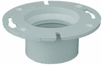 FLANGE 4X3 DWV CLOSET HUB PVC