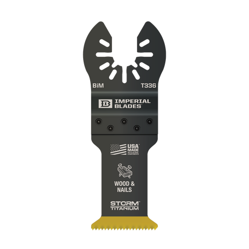 Imperial Blades One Fit™ Storm Titanium Wood & Nails Blade 1-1/4