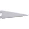 Knape & Vogt 182 Series 12-1/2 In. White Steel Heavy-Duty Double-Slot Shelf Bracket