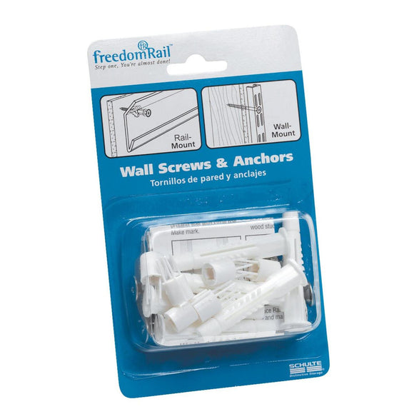 FreedomRail Wall Screw & Anchor (12 Count)