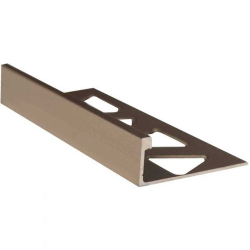 M-D Building Products M-D Building Products 3/8 In. X 8 Ft. Pewter Aluminum L-Shape Ceramic Tile Edging