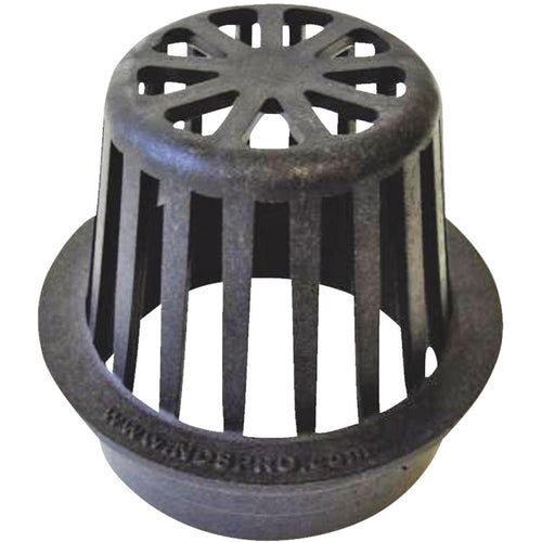 NDS 4 In. Black Structural Foam Polyethylene Atrium Grate
