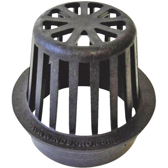 NDS 4 In. Black Structural Foam Polyethylene Atrium Grate