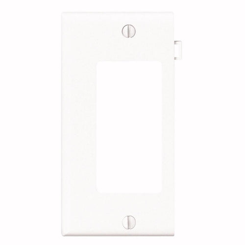 Leviton 1-Gang Plastic Sectional Rocker Decorator Wall Plate End Panel, White