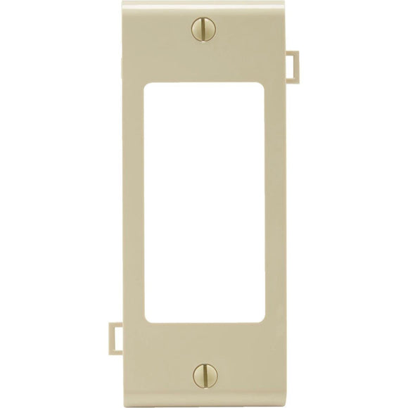 Leviton 1-Gang Plastic Sectional Rocker Decorator Wall Plate Center Panel, Ivory