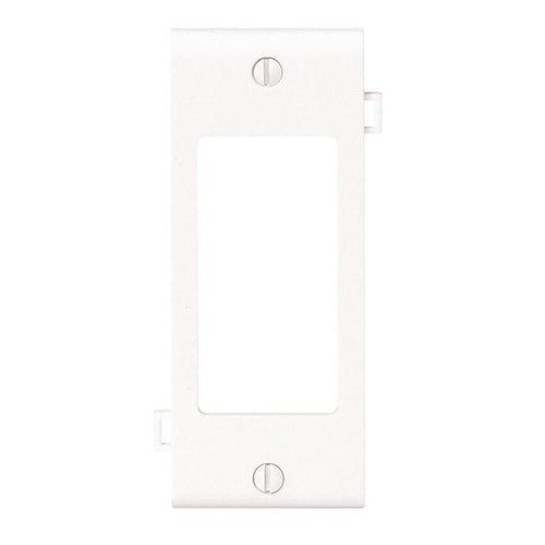 Leviton 1-Gang Plastic Sectional Rocker Decorator Wall Plate Center Panel, White