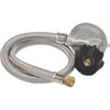 Bayou Classic 36 In. Stainless Steel Low Pressure LP Hose & Preset Regulator