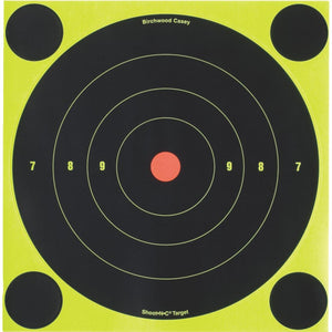 Birchwood Casey Shoot-N-C 8-Inch Sighting Adhesive Paper Bulls-Eye Target