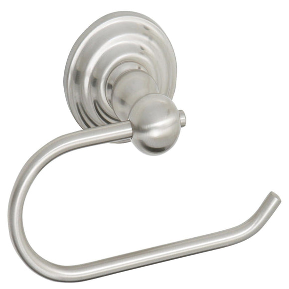 Design House Calisto Single-Post Euro Toilet Paper Holder in Satin Nickel
