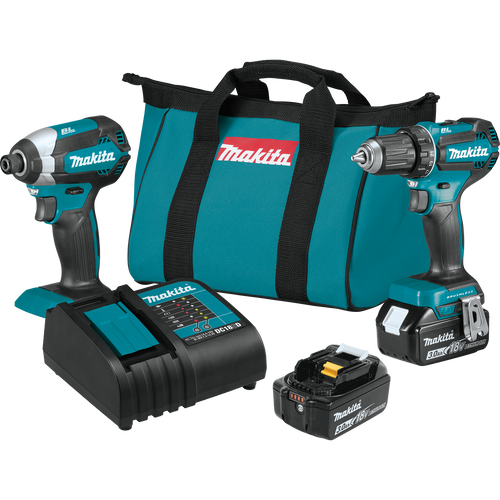 Makita 18V LXT® Lithium‑Ion Brushless Cordless 2‑Pc. Combo Kit