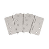 Design House Door Hinge in Satin Nickel, 4-Inch, 3-Pack