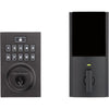 Kwikset 913 Smartcode Contemporary Electronic Deadbolt, Matte Black