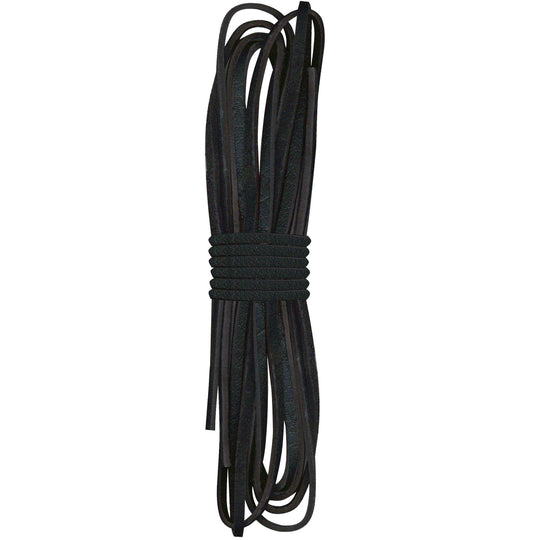 Jobsite & Manakey Group Leather Laces Black 72 in. (72 in., Black)